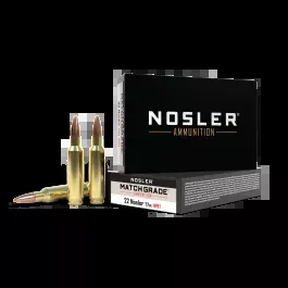 22 Nosler 77gr Custom Competition Match Grade Ammunition