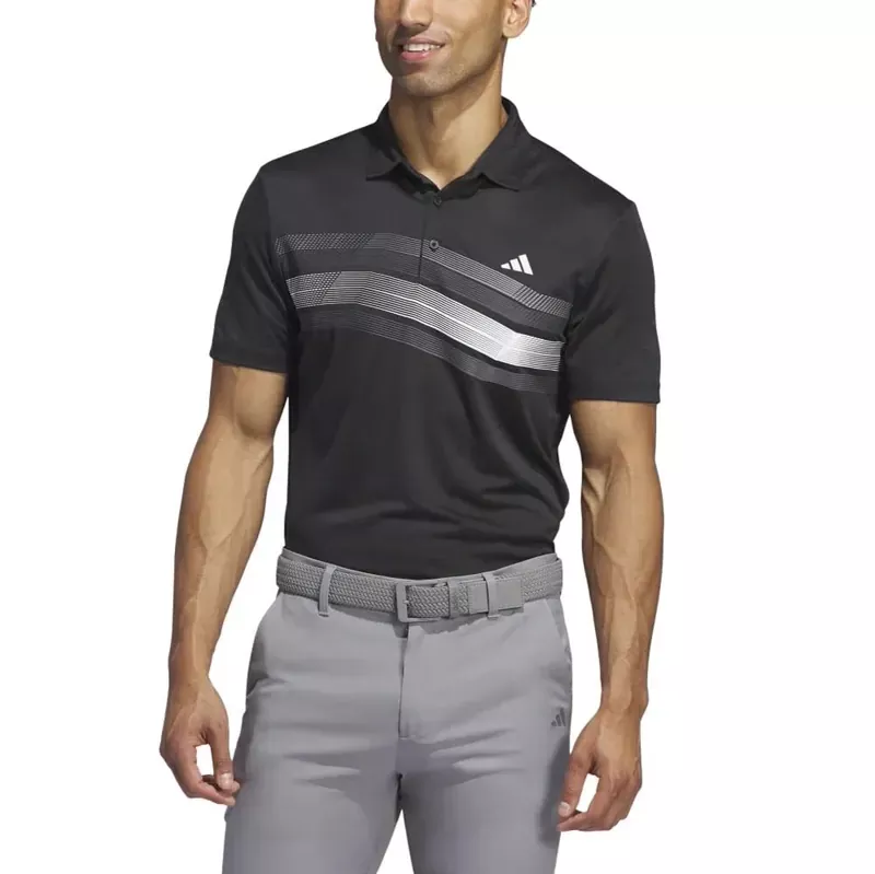 adidas-core-chest-stripe-polo Adidas Core Chest Stripe Polo