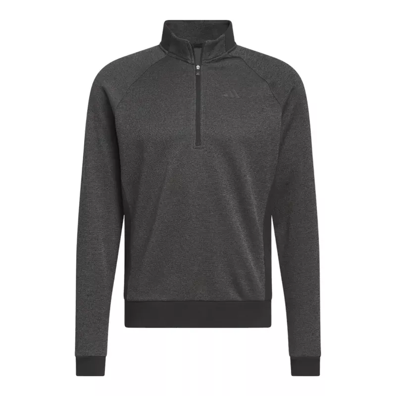 adidas-dwr-ribbed-1-4-zip-golf-mid-layer-hz3203 adidas DWR Ribbed 1/4 Zip Golf Mid Layer HZ3203