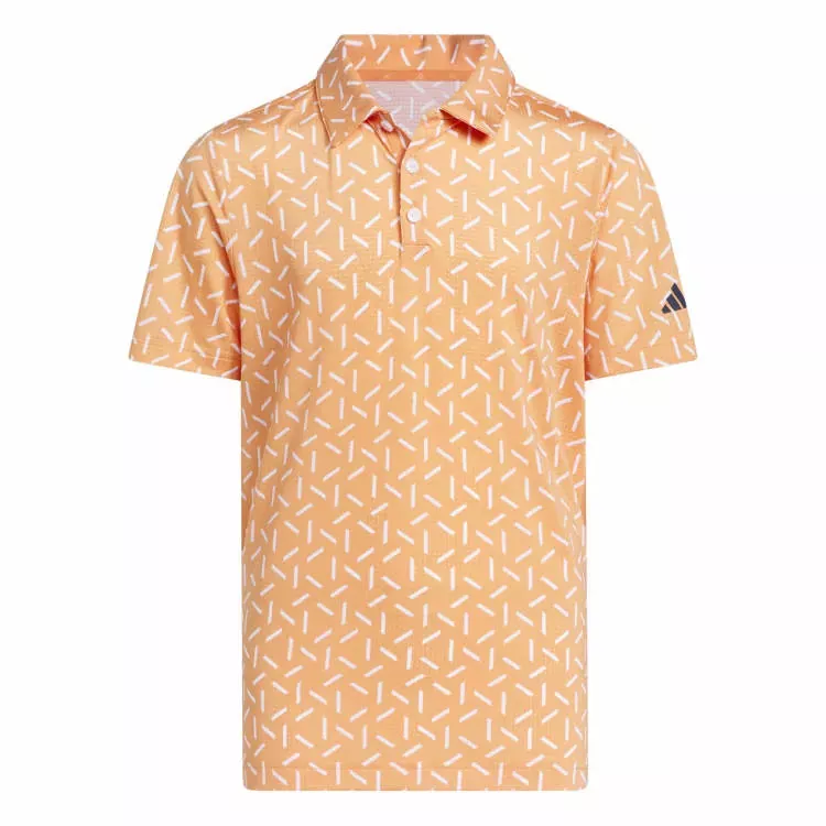 adidas-junior-climacool-ultimate365-printed-mesh-golf-polo adidas Junior Climacool Ultimate365 Printed Mesh Golf Polo