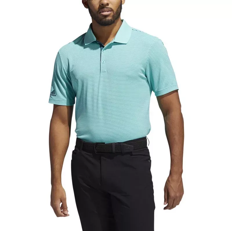adidas-performance-2-color-stripe-polo Adidas Performance 2-Color Stripe Polo