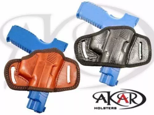 akar-quick-draw-belt-slide-owb-brown AKAR Quick Draw Belt Slide OWB Brown