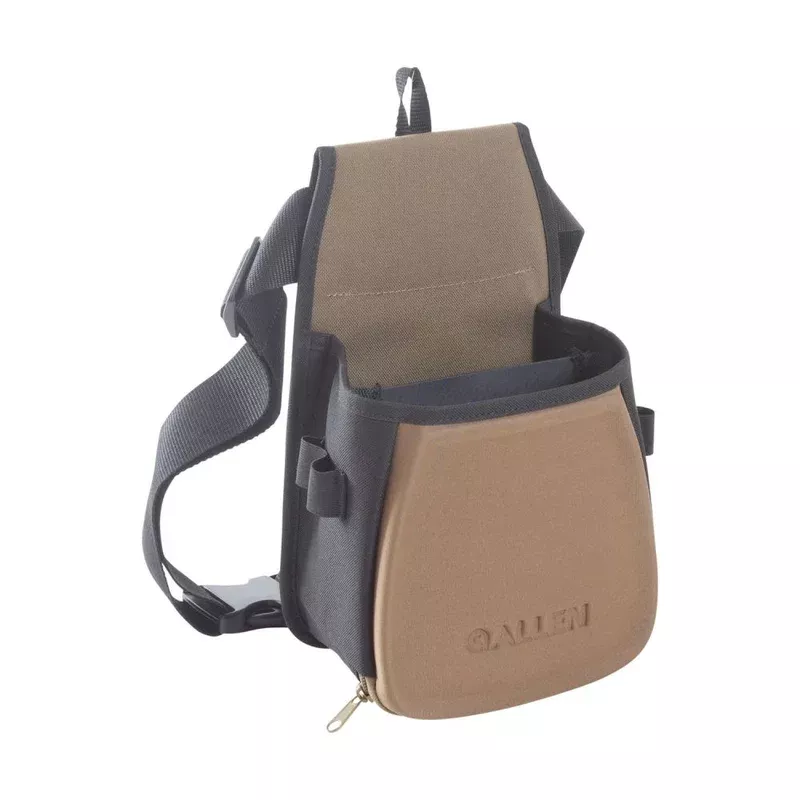allen-company-eliminator-basic-double-compartment-shooting-bag-black-w-brown-tri Allen Company Eliminator Basic Double Compartment Shooting Bag Black w Brown Trim