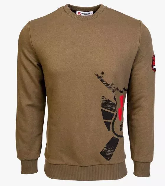 arsenal-firearms-alpha-pullover-khaki-cotton-poly-standard-fit Arsenal Firearms Alpha Pullover Khaki Cotton-Poly Standard Fit