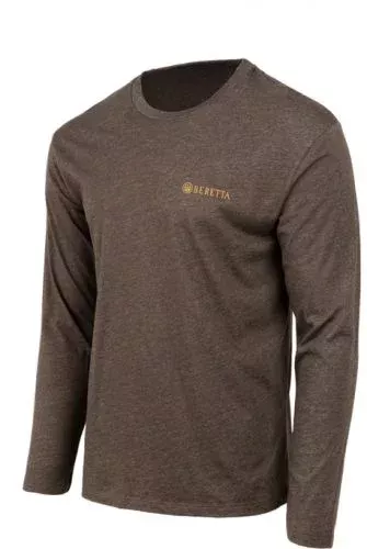 beretta-wing-drop-ls-t-shirt-brown Beretta Wing Drop LS T-Shirt Brown