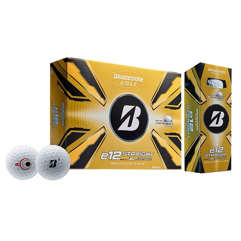 bridgestone-2025-e12-straight-golf-balls-12pk-white Bridgestone 2025 e12 Straight Golf Balls 12pk – White