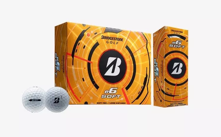 bridgestone-2025-e6-soft-golf-balls-12pk-white Bridgestone 2025 E6 Soft Golf Balls 12pk – White