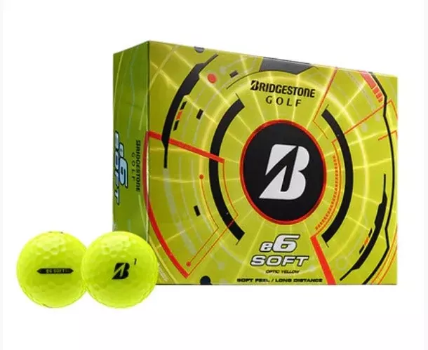 Bridgestone 2025 e6 Soft Golf Balls 12pk – Yellow