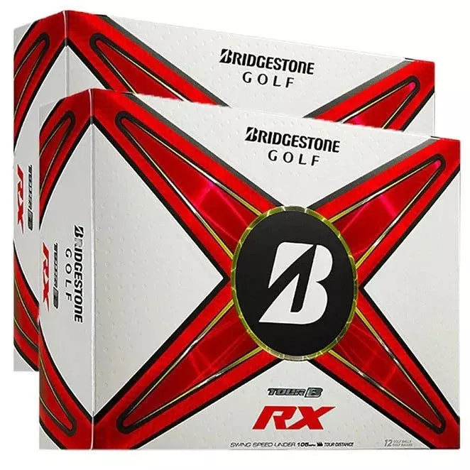 Bridgestone Tour B RX Double Dozen Golf Balls + Free Cap