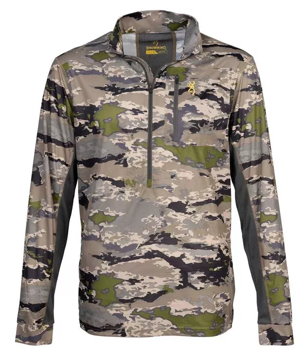browning-early-season-3-4-zip-shirt-ovix Browning Early Season 3/4 Zip Shirt Ovix
