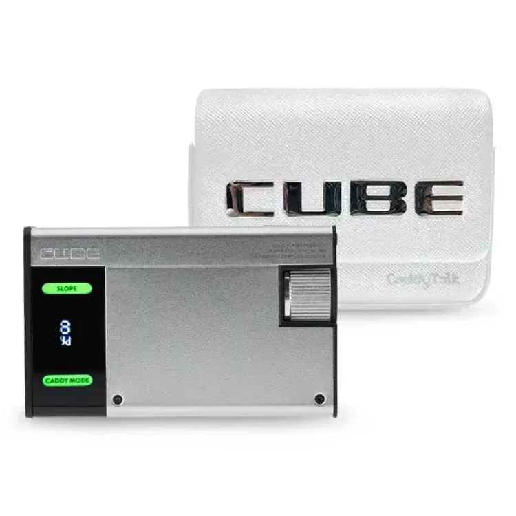 caddytalk-cube-rangefinder-white-pouch CaddyTalk Cube Rangefinder – White Pouch