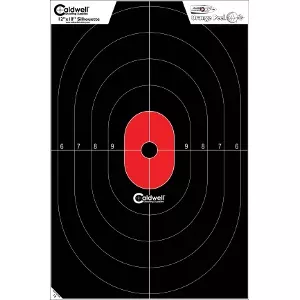 Caldwell Silhouette Center Mass Target, 8 Pack