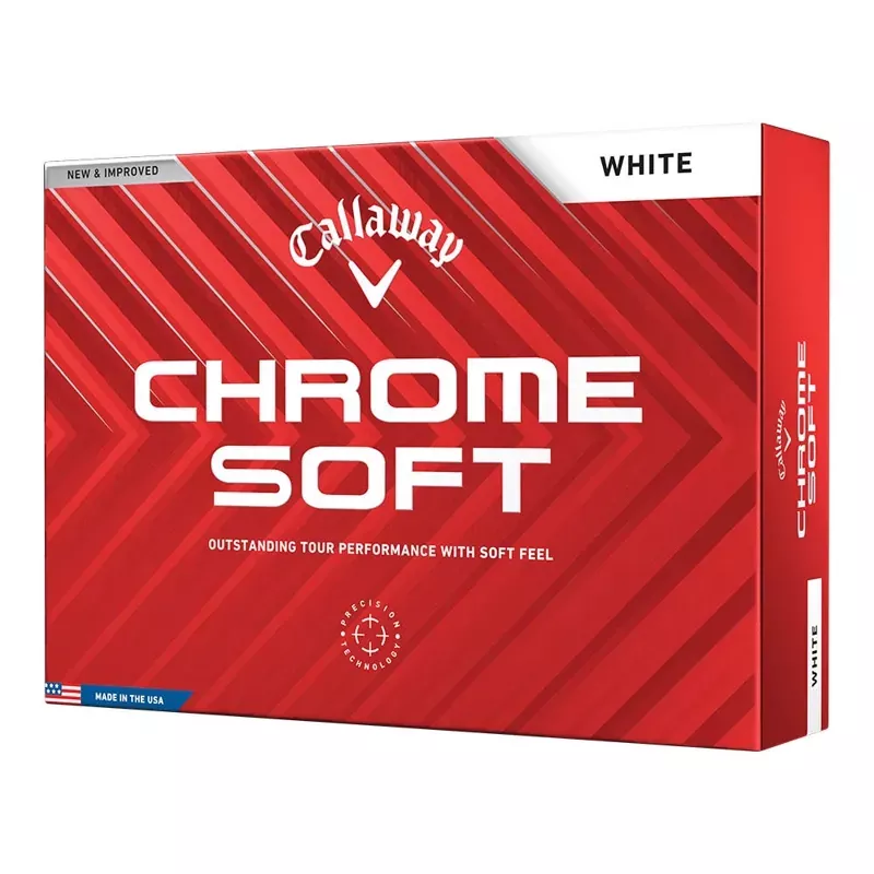 callaway-2024-chrome-soft-golf-balls-12pk-white Callaway 2024 Chrome Soft Golf Balls 12pk – White