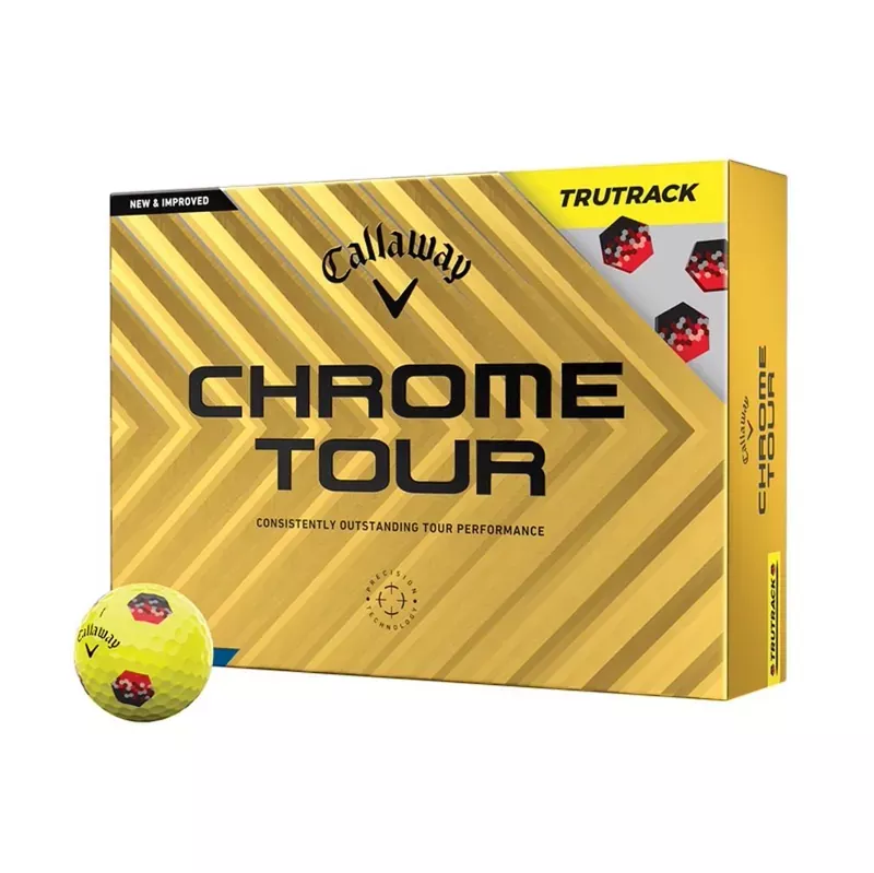 callaway-chrome-tour-trutrack-golf-balls-yellow-2024 Callaway Chrome Tour TruTrack Golf Balls – Yellow – 2024