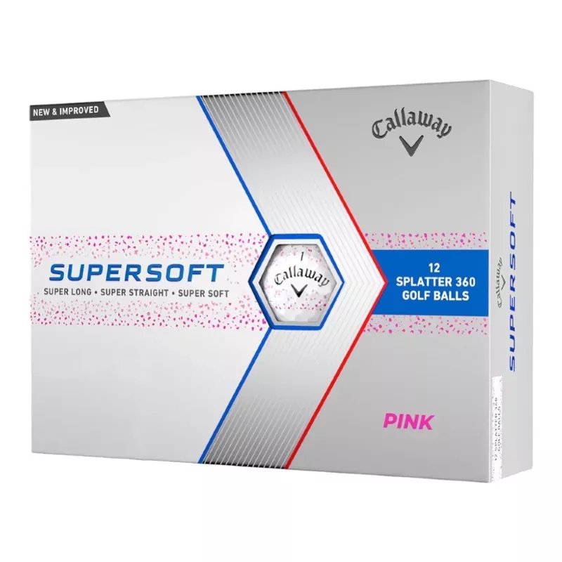 callaway-supersoft-2024-pink-splatter-golf-balls Callaway Supersoft 2024 Pink Splatter Golf Balls