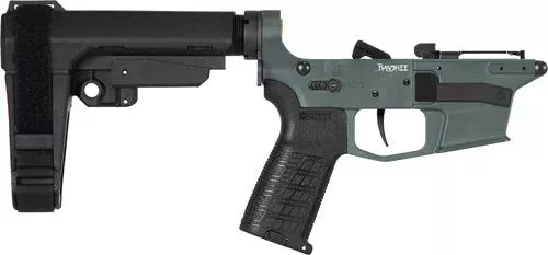 cmmg-banshee-mk10-lower-group-pistol-zeroed-trigger-ripbrace-charcoal-green CMMG Banshee Mk10 Lower Group Pistol Zeroed Trigger RipBrace Charcoal Green