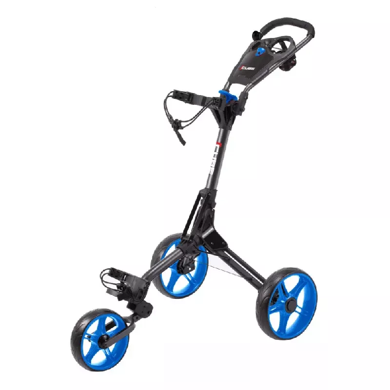 cube-golf-3-0-push-3-wheel-trolley-blue-charcoal Cube Golf 3.0 Push 3 Wheel Trolley – Blue / Charcoal