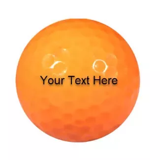 customized-black-light-orange-golf-balls Customized Black Light Orange Golf Balls