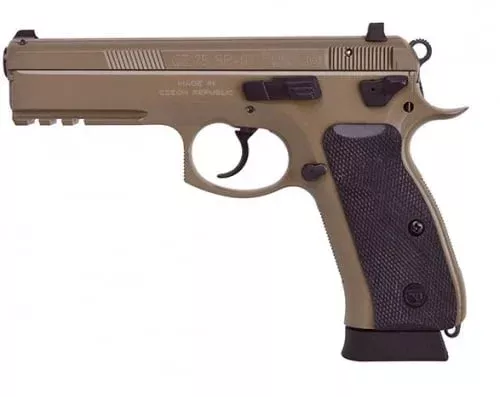 cz-75-sp-01-tactical-9mm-fde-tan-pistol CZ 75 SP-01 Tactical 9mm FDE/Tan Pistol