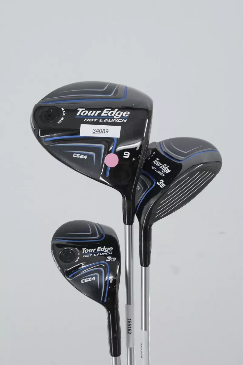 *Dented* Tour Edge Hot Launch C524 D, 3W, 3H Wood Set S Flex