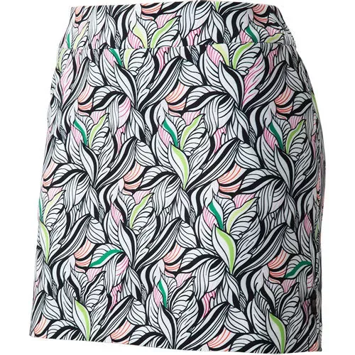 ep-ny-16-1-2-tropical-leaf-skort-white-multi EP NY 16 1/2″ TROPICAL LEAF Skort -White/Multi
