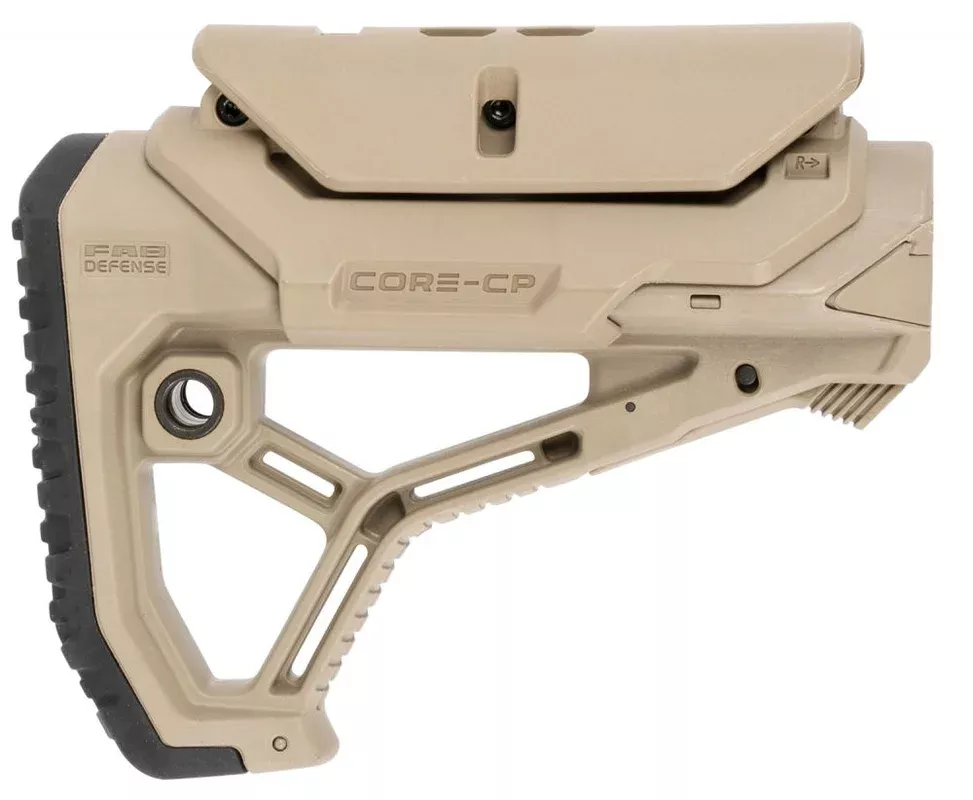 fab-defense-gl-core-cp-adjustable-cheekrest-flat-dark-earth FAB Defense GL-Core CP Adjustable Cheekrest Flat Dark Earth