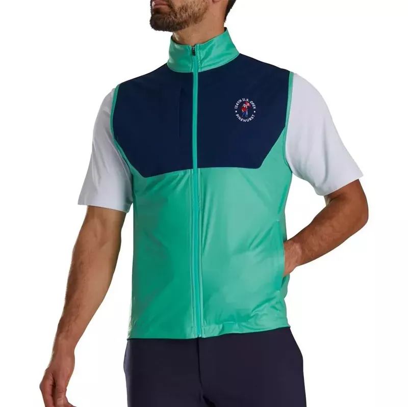 footjoy-2024-u-s-open-full-zip-golf-vest FootJoy 2024 U.S. Open Full-Zip Golf Vest