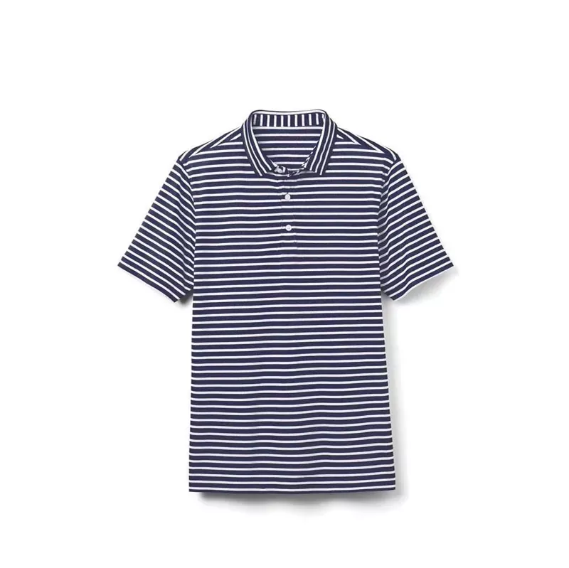 footjoy-junior-striped-pique-self-collar-polo FootJoy Junior Striped Pique Self Collar Polo