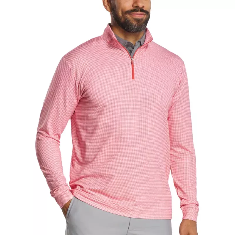 footjoy-men-s-houndstooth-geo-pullover-nantucket-red-white FootJoy Men’s Houndstooth Geo Pullover – Nantucket Red/White