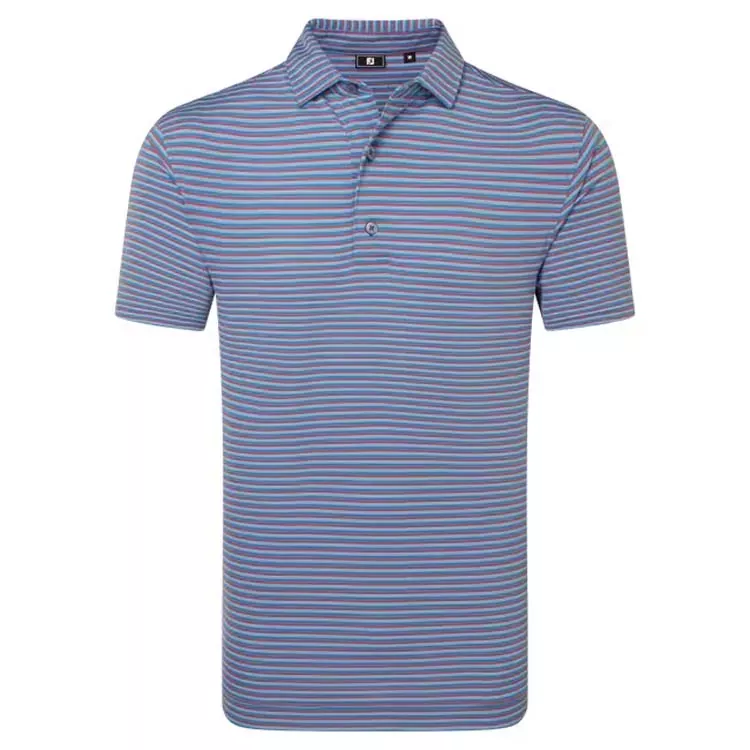Footjoy Shadow Stripe Lisle Golf Polo