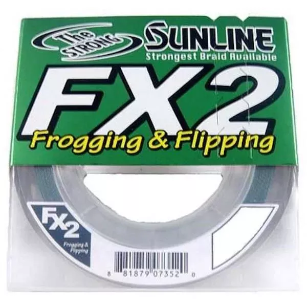 FX2 BRAID 125 YD DARK GREEN 60 LB.