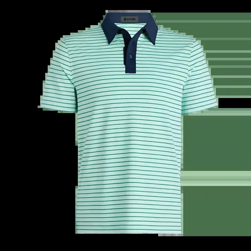 g-fore-feeder-stripe-golf-polo G/Fore Feeder Stripe Golf Polo