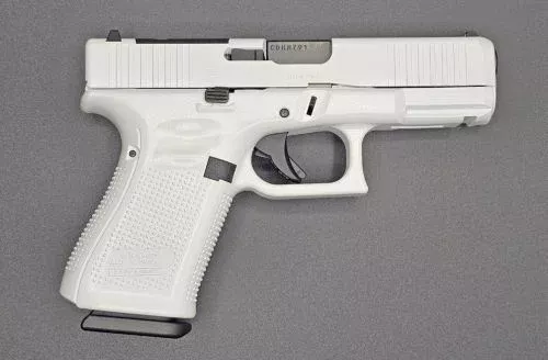Glock 19 9mm White Pistol