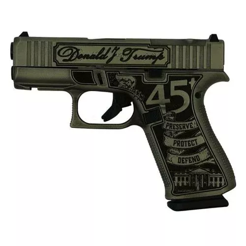 glock-43x-mos-9mm-crushed-silver-distressed-pistol Glock 43X MOS 9mm Crushed Silver Distressed Pistol