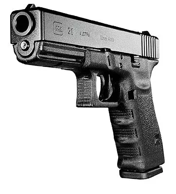 glock-glock-20-10mm-black-pistol Glock Glock 20 10mm Black Pistol