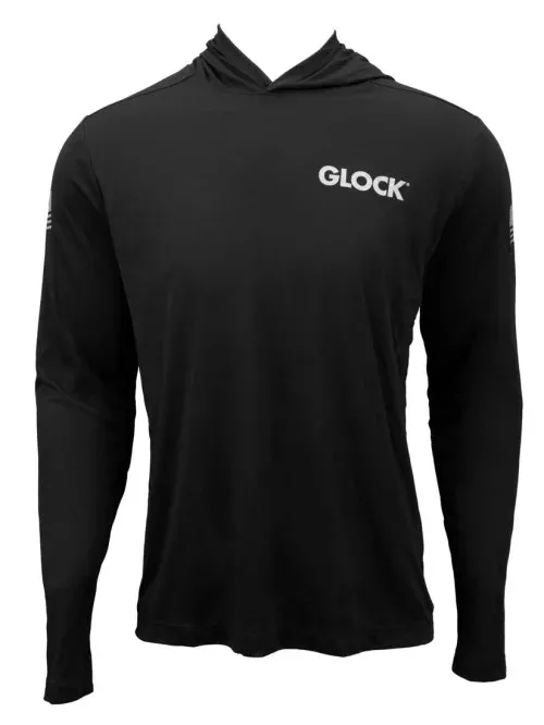 glock-hooded-performance-shirt-l-black Glock Hooded Performance Shirt L Black