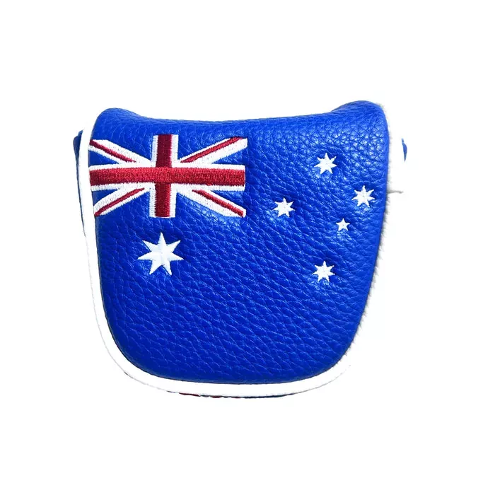 golfcraft-australia-flag-mallet-putter-headcover GolfCraft Australia Flag Mallet Putter Headcover