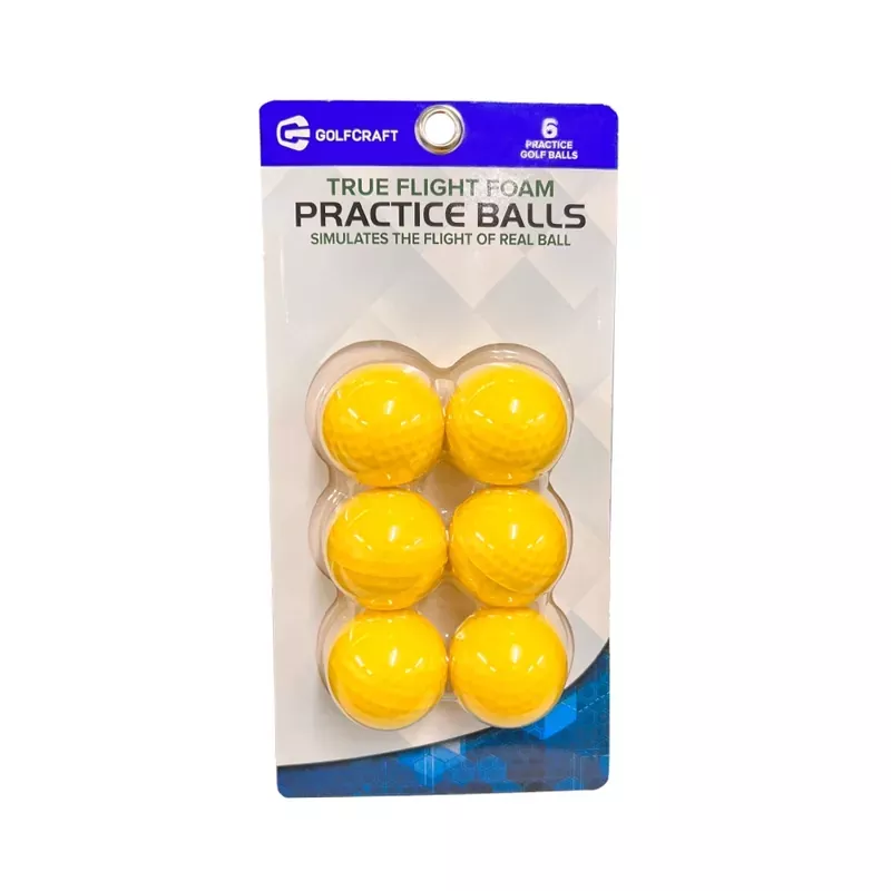 golfcraft-true-flight-practice-golf-balls-6pk GolfCraft True Flight Practice Golf Balls – 6pk