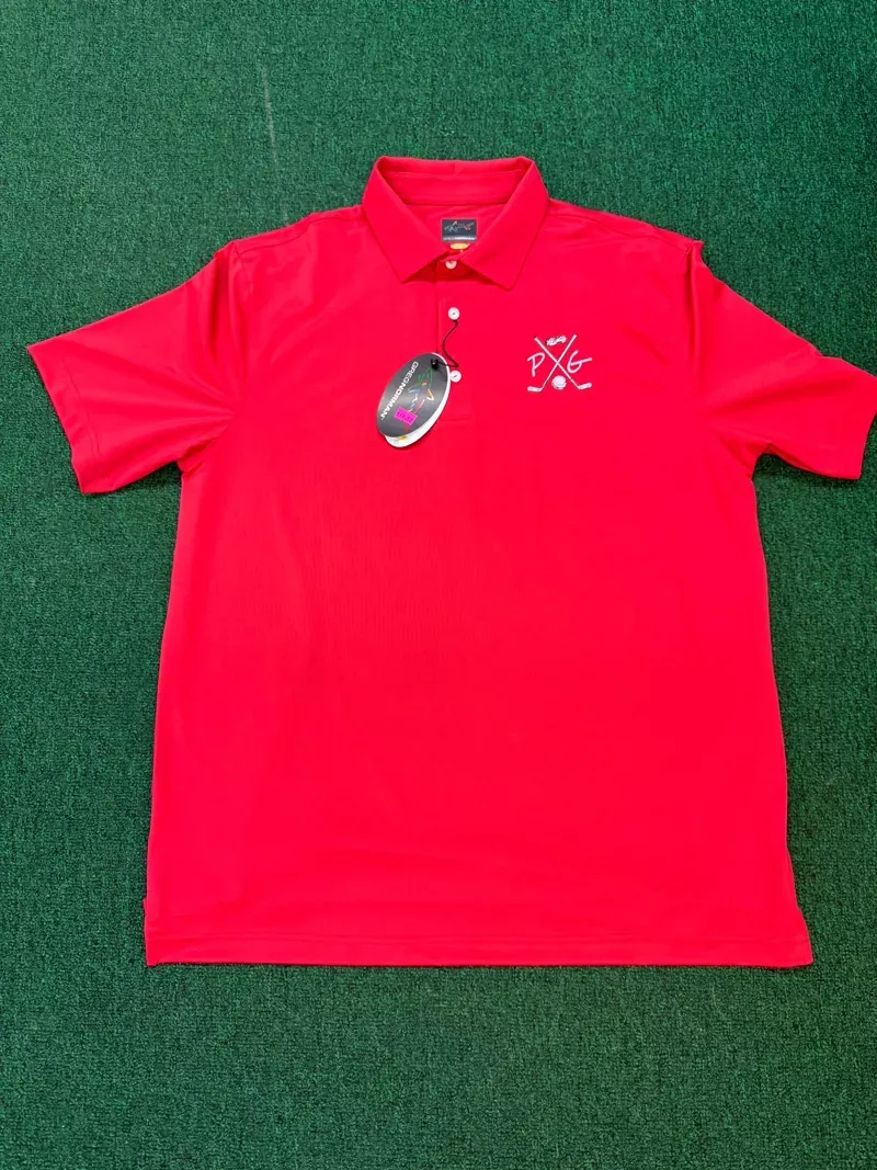 greg-norman-peanuts-golf-logo-d-polo Greg Norman Peanuts and Golf Logo’d Polo