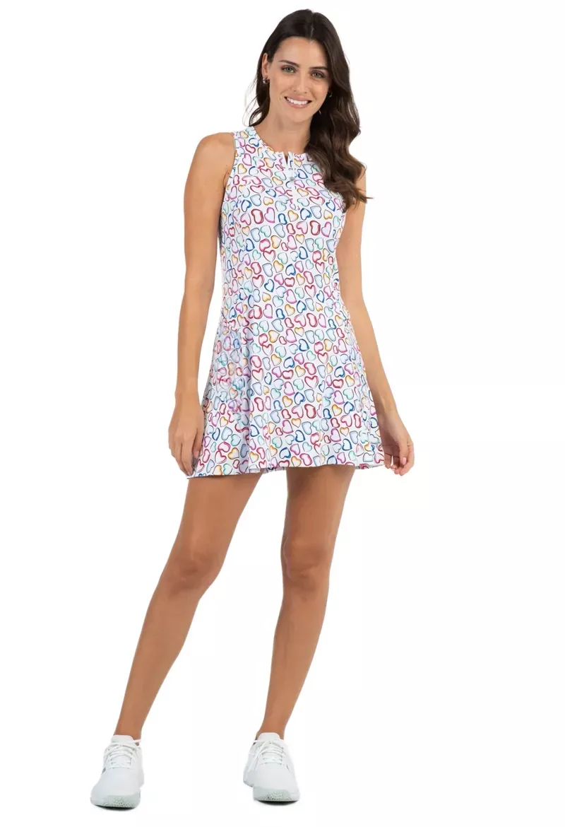 ibkul-amara-print-tennis-dress Ibkul AMARA Print Tennis Dress