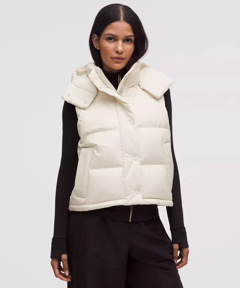 Lululemon Wunder Puff Down-Fill Cropped Vest
