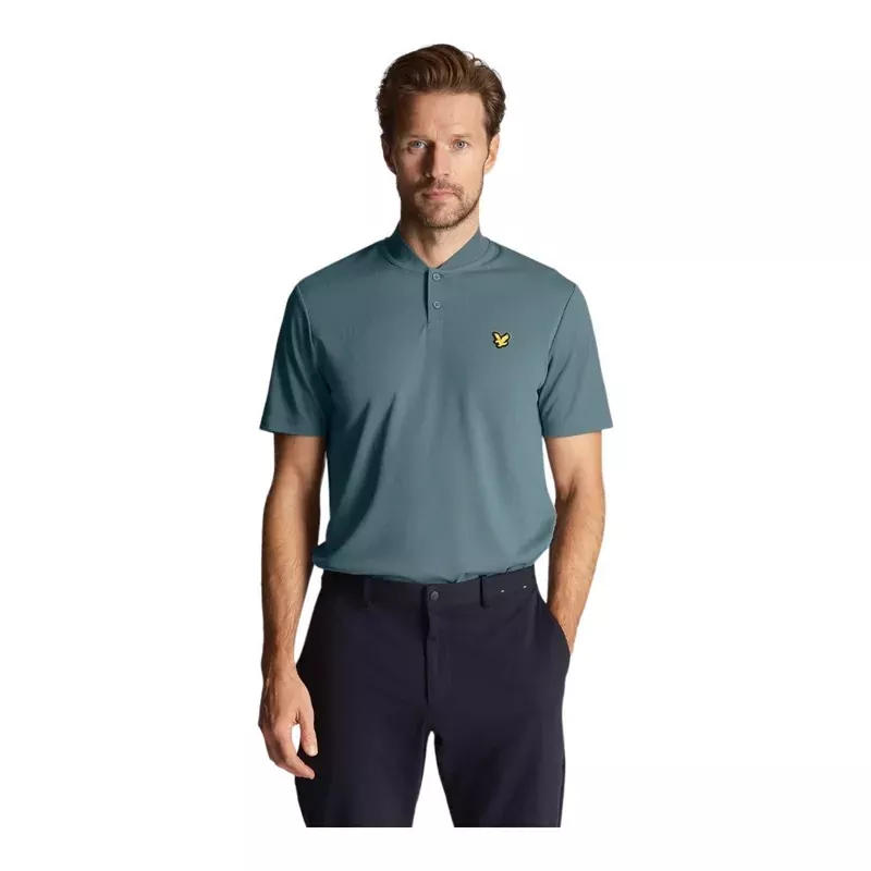 lyle-scott-bomber-collared-golf-shirt-sp2063g Lyle & Scott Bomber Collared Golf Shirt SP2063G