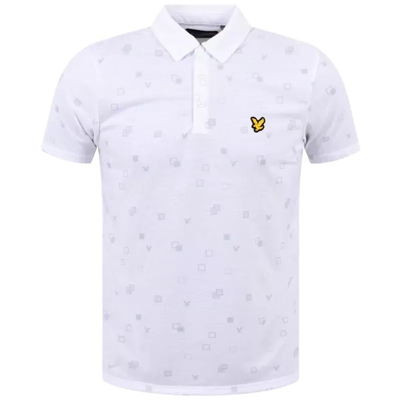 lyle-scott-eagle-polka-golf-polo-shirt-sp1961g Lyle & Scott Eagle Polka Golf Polo Shirt SP1961G