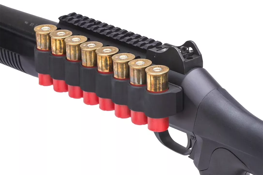 Mesa Tactical, SureShell Carrier & Rail, Benelli M4, 8 Shell 12 GA