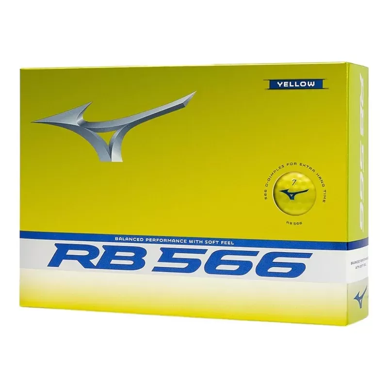 mizuno-2024-rb566-golf-balls-yellow Mizuno 2024 RB566 Golf Balls | Yellow