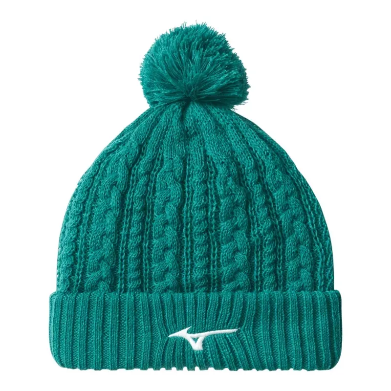 mizuno-knit-golf-bobble-hat-52gwa501 Mizuno Knit Golf Bobble Hat 52GWA501