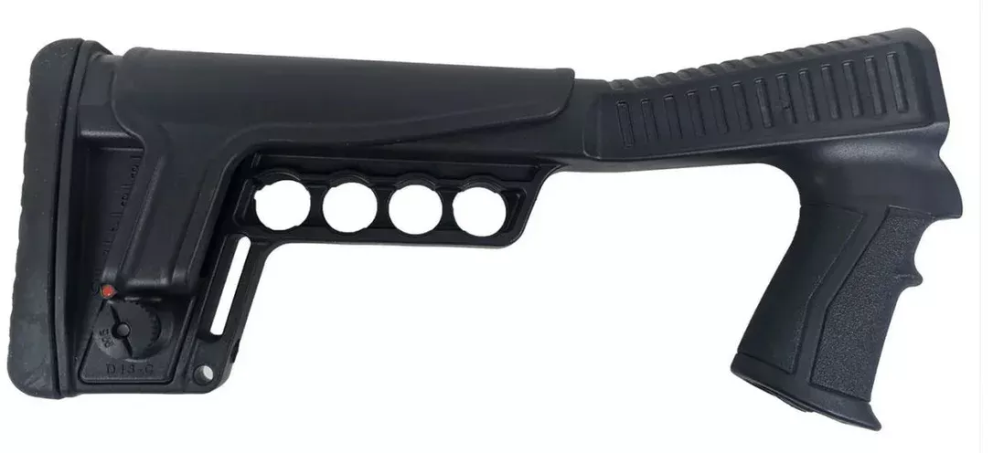 MyHolster Buttstock Collapsible Mil-Spec Buffer Polymer with Cheek Rest Compatible with Tristar Viper 12GA