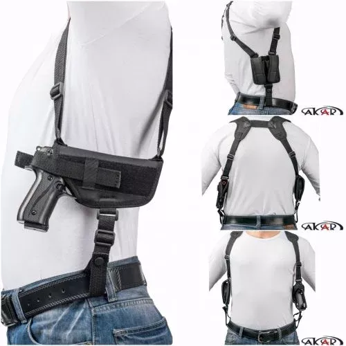 myholster-horizontal-shoulder-holster-with-double-magap MyHolster Horizontal Shoulder Holster with Double MagaP