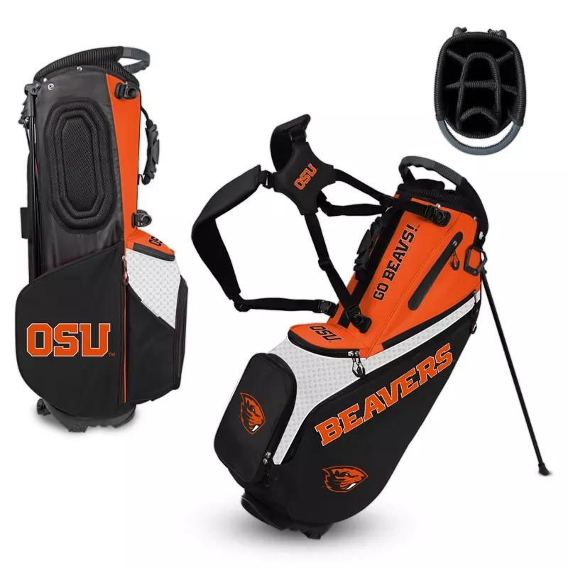 ncaa-team-effort-back-nine-oregon-state-beavers-stand-bag NCAA Team Effort Back Nine Oregon State Beavers Stand Bag