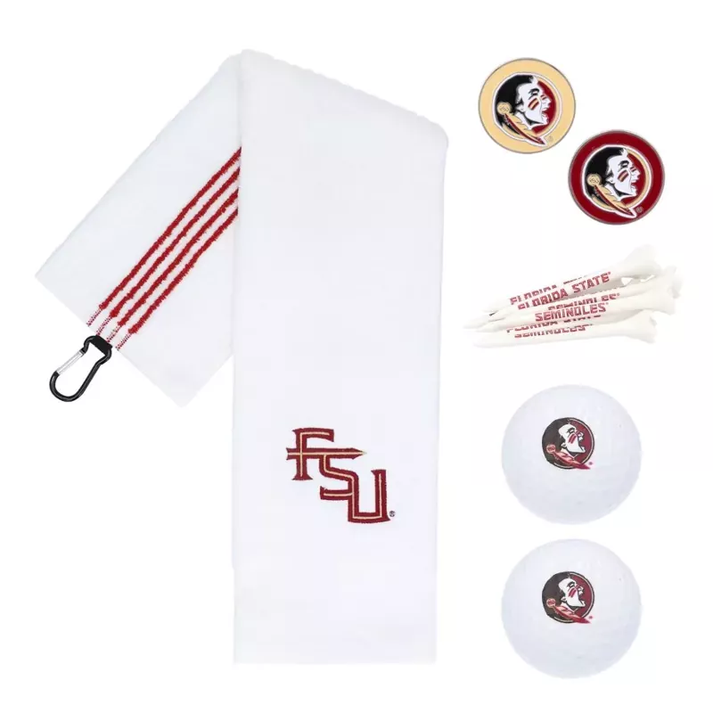 ncaa-team-effort-florida-state-seminoles-golf-gift-set NCAA Team Effort Florida State Seminoles Golf Gift Set